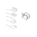 Whirlpool WOD51EC7AB01 internal oven parts diagram