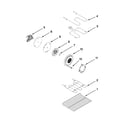 Whirlpool GGE390LXQ03 internal oven parts diagram