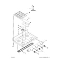 Whirlpool GGG390LXS04 cooktop parts diagram