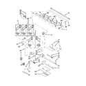Whirlpool GGG390LXS04 manifold parts diagram