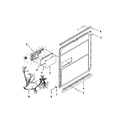 KitchenAid KUDE20IXBL9 inner door parts diagram