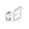 KitchenAid KUDE40FXBT6 inner door parts diagram