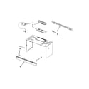 KitchenAid KHMS2040BWH0 cabinet and installation parts diagram