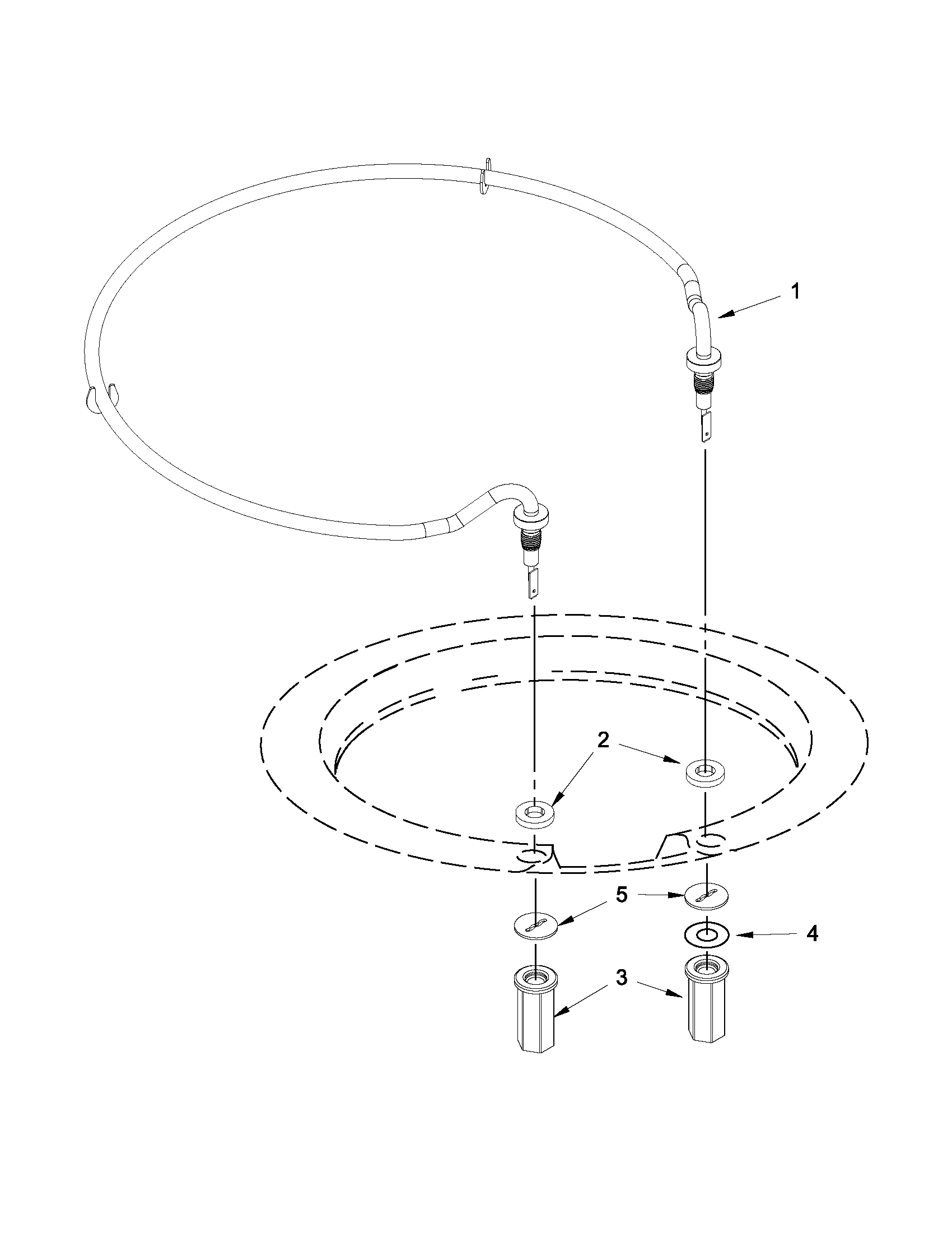KitchenAid KUDE70FXWH5 heater parts diagram