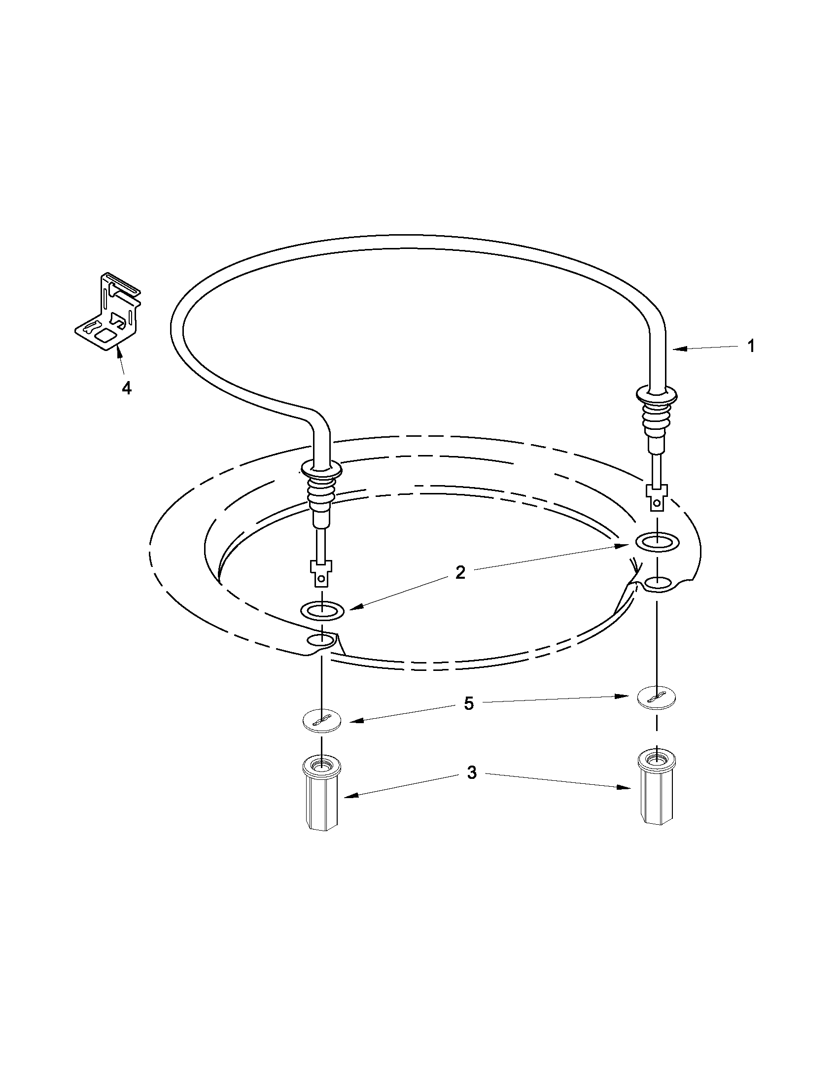 Whirlpool WDF310PAAB2 heater parts diagram