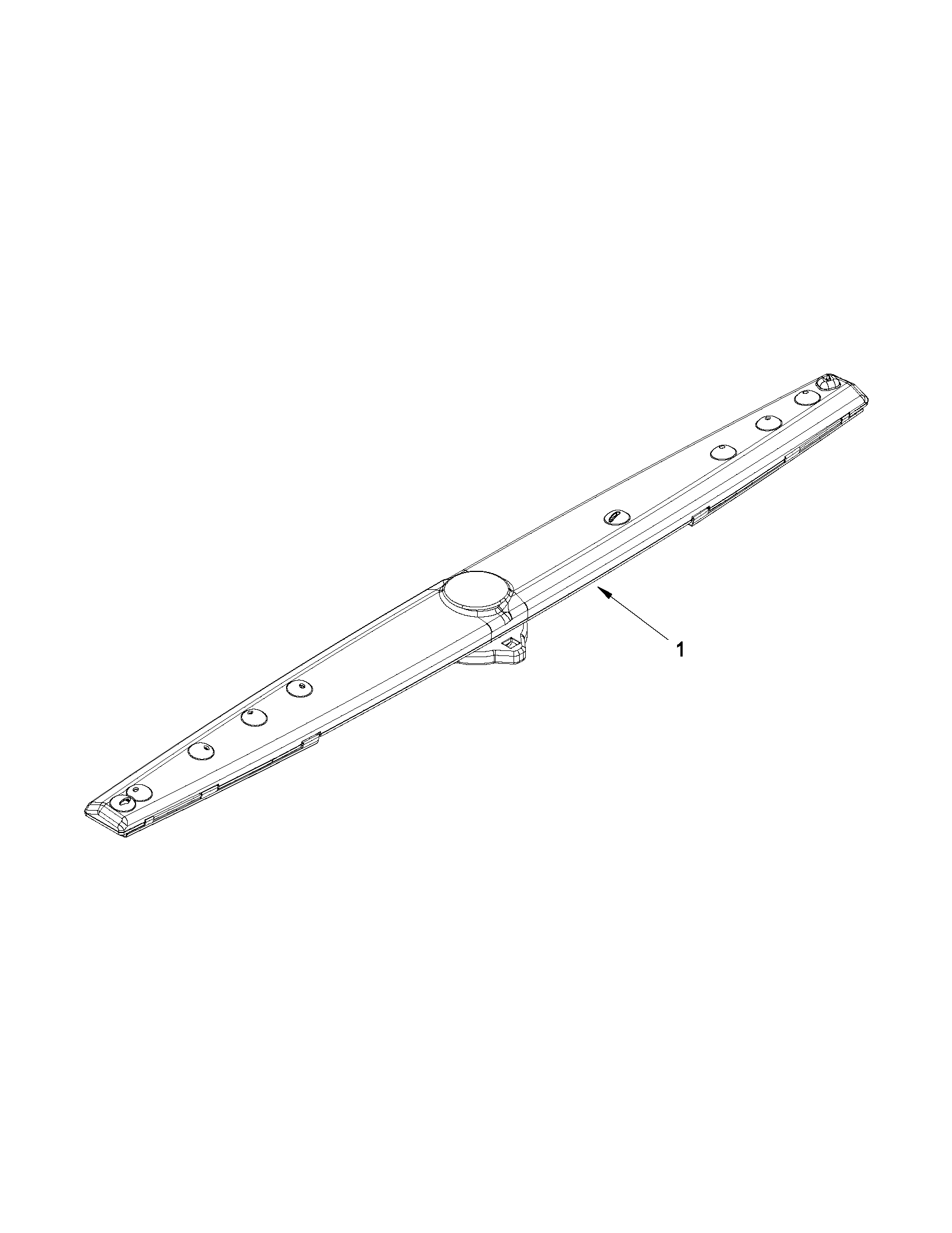 Whirlpool WDF310PAAB2 lower washarm parts diagram