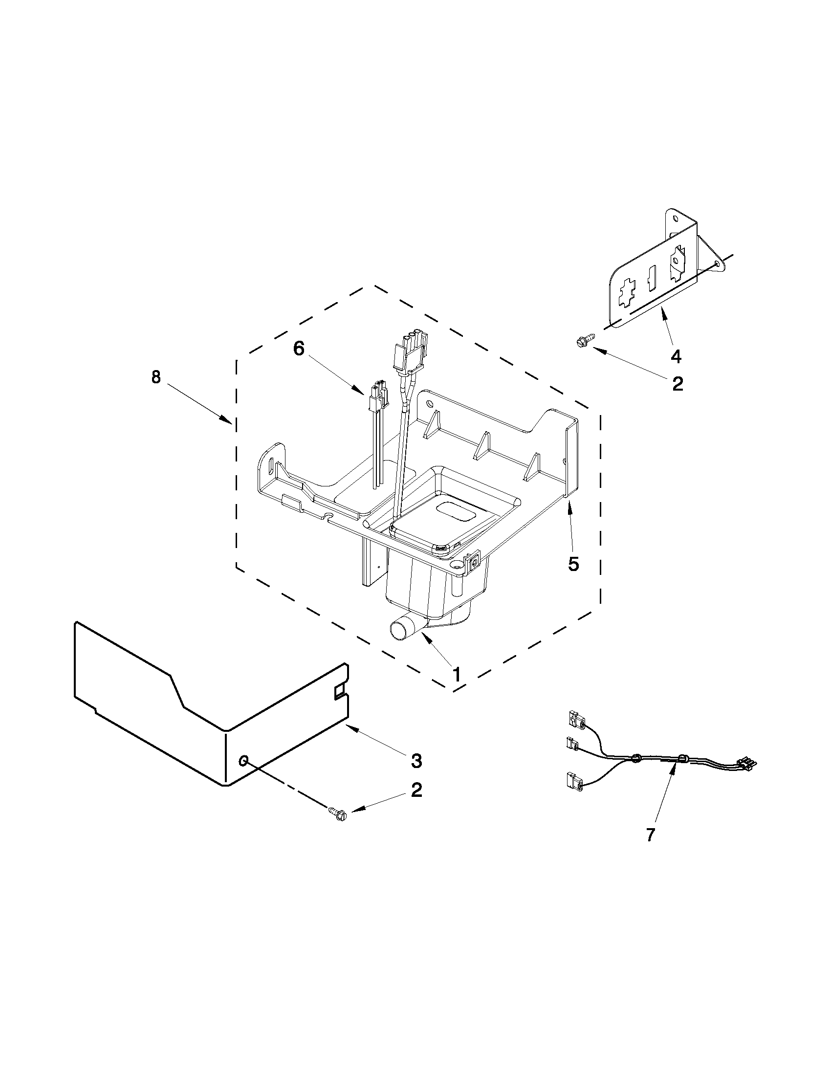 Whirlpool GI15NDXXQ2 pump parts diagram