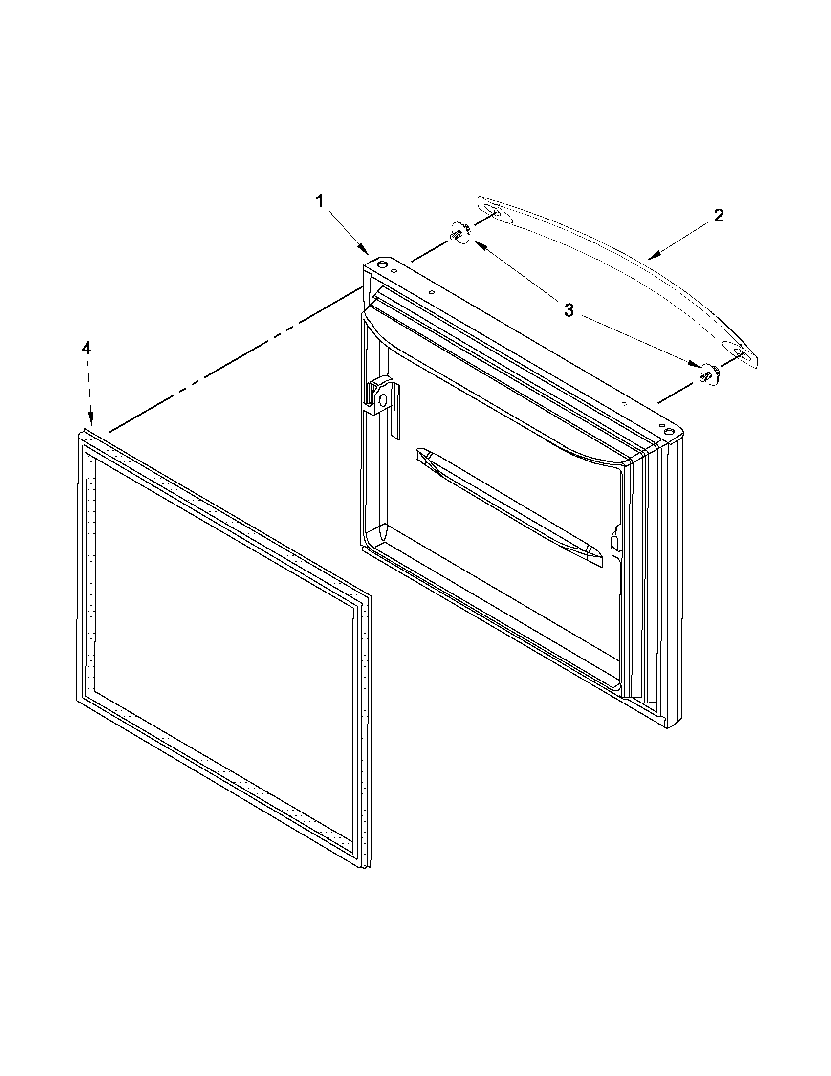 Whirlpool GB9FHDXWB06 freezer door diagram