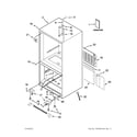 Whirlpool EB9FVBLWS06 cabinet parts diagram