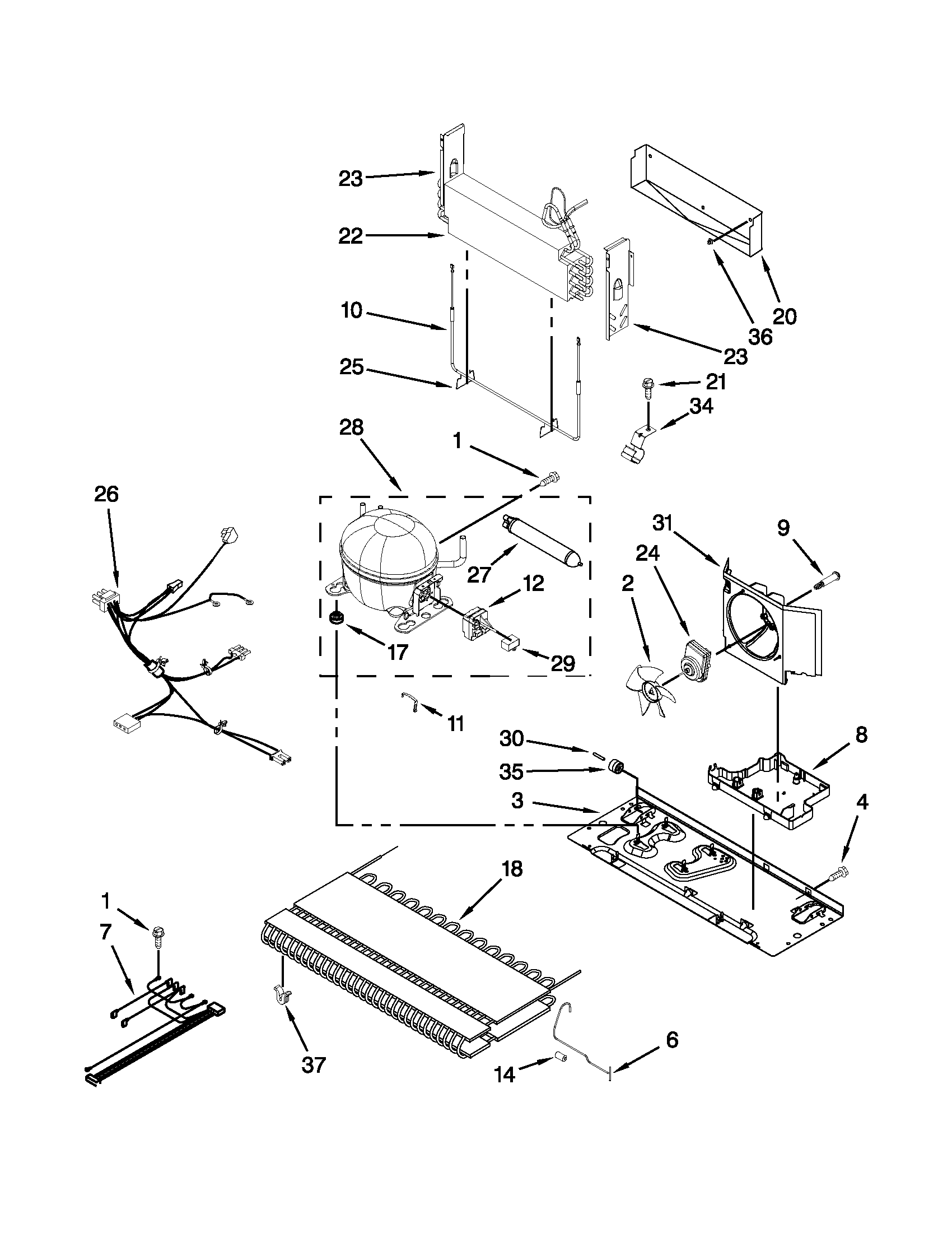 Maytag MBR1957WES3 unit parts diagram