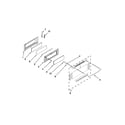 Maytag YMET8665XB02 upper door parts diagram