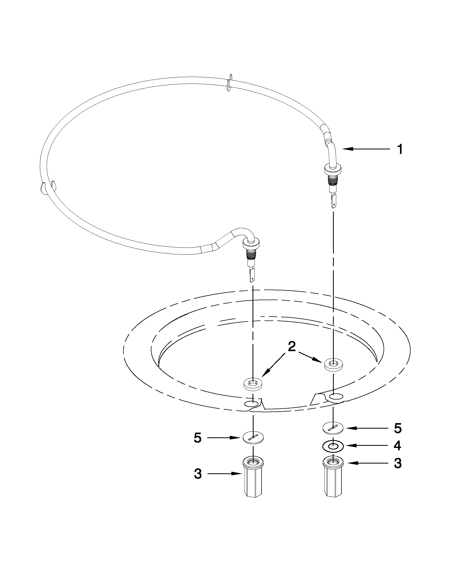 Jenn-Air JDB8000AWB1 heater parts diagram