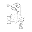Jenn-Air JGC9536BDR17 cooktop, burner and grate parts diagram