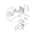 Maytag MFX2570AEW5 dispenser front parts diagram