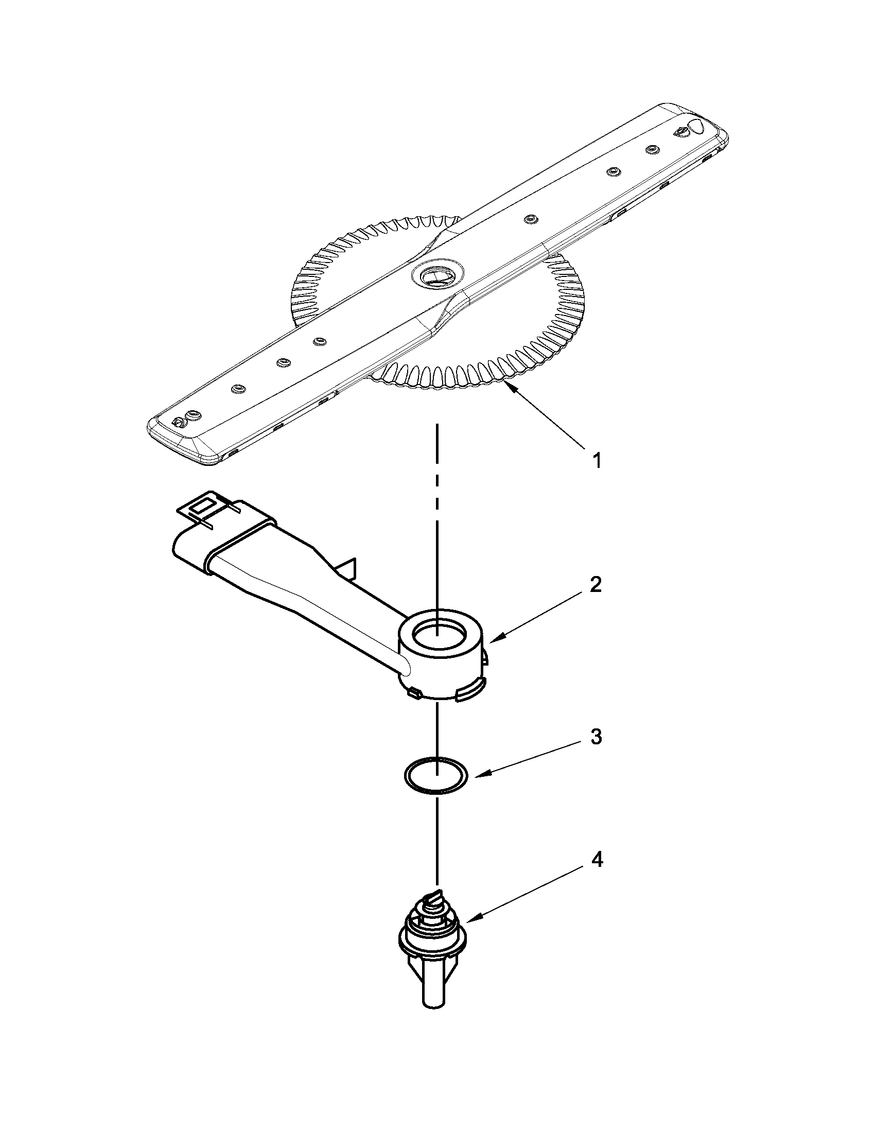 Maytag MDB8949SBW0 lower washarm parts diagram