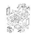 Whirlpool YWFE381LVB0 chassis parts diagram