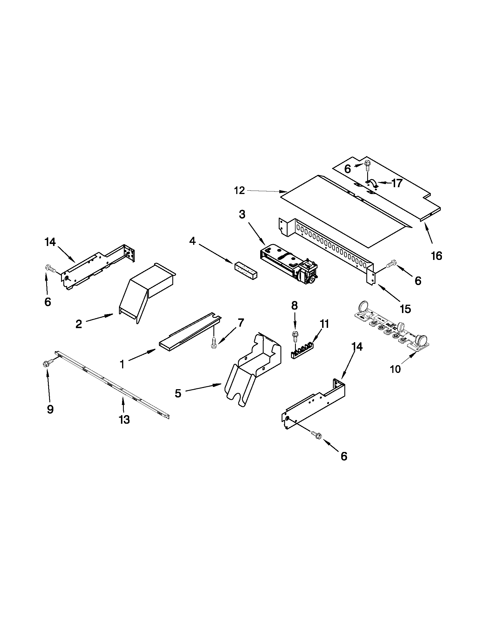 Whirlpool RBS307PVS03 top venting diagram