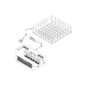 Whirlpool WDF530PSYM3 lower rack parts diagram