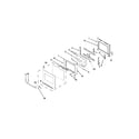 Jenn-Air JJW2727WS02 lower oven door diagram