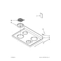 Amana YACR4330BCW0 cooktop parts diagram