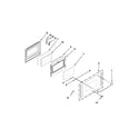Whirlpool GGG390LXQ05 lower door parts diagram