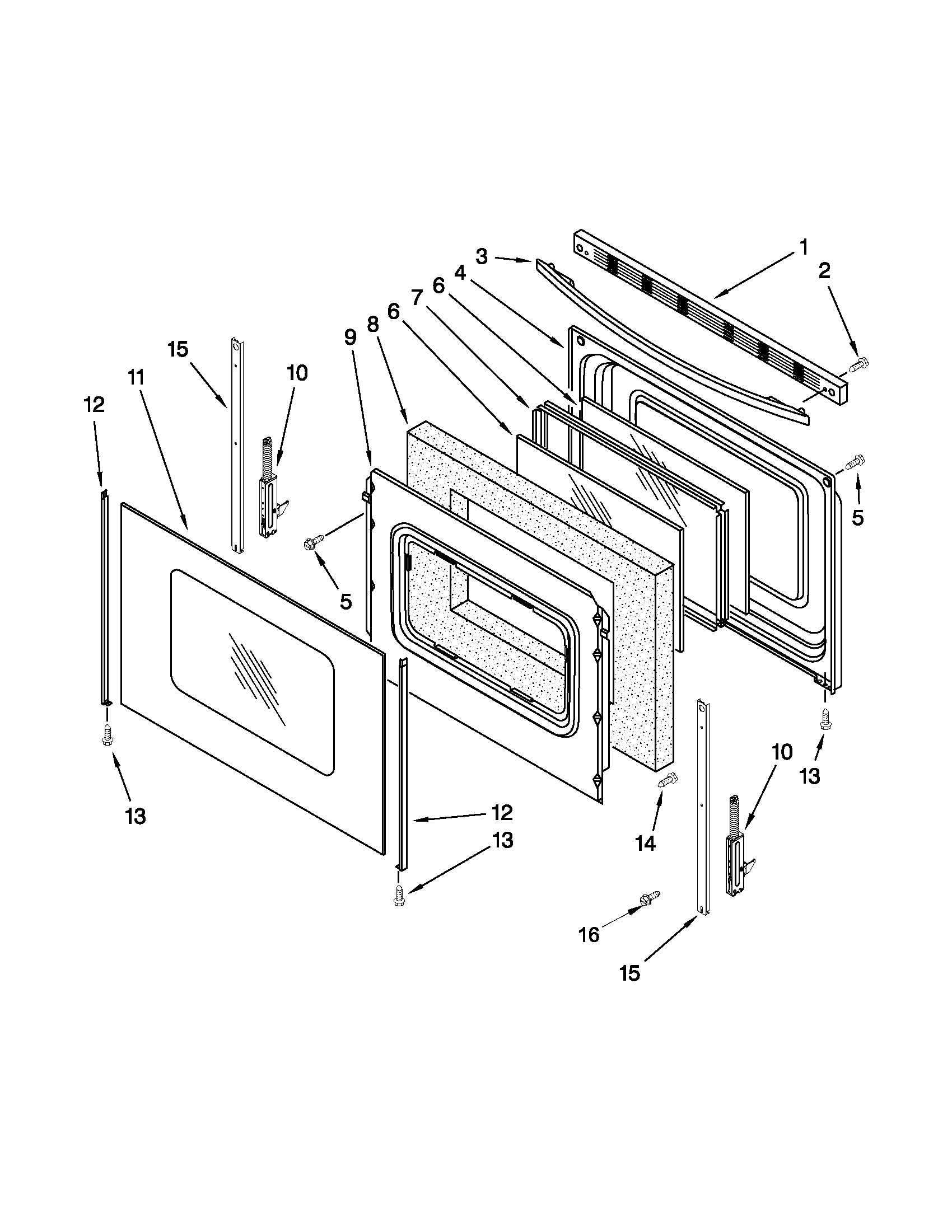 Ikea IGS426AS0 door parts diagram