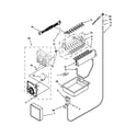Whirlpool GX5FHTXVQ07 icemaker parts diagram