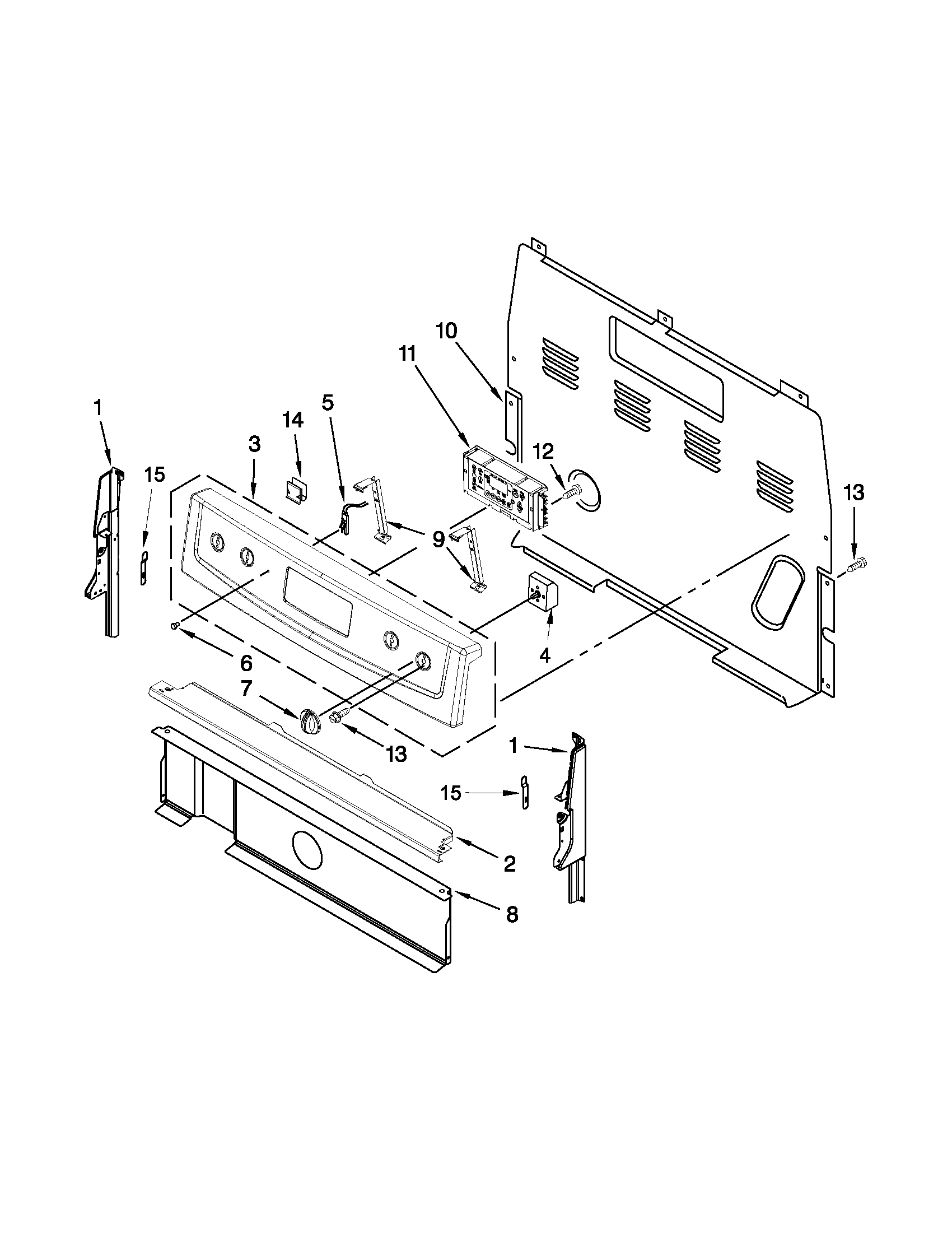 Ikea IES426AS0 control panel parts diagram