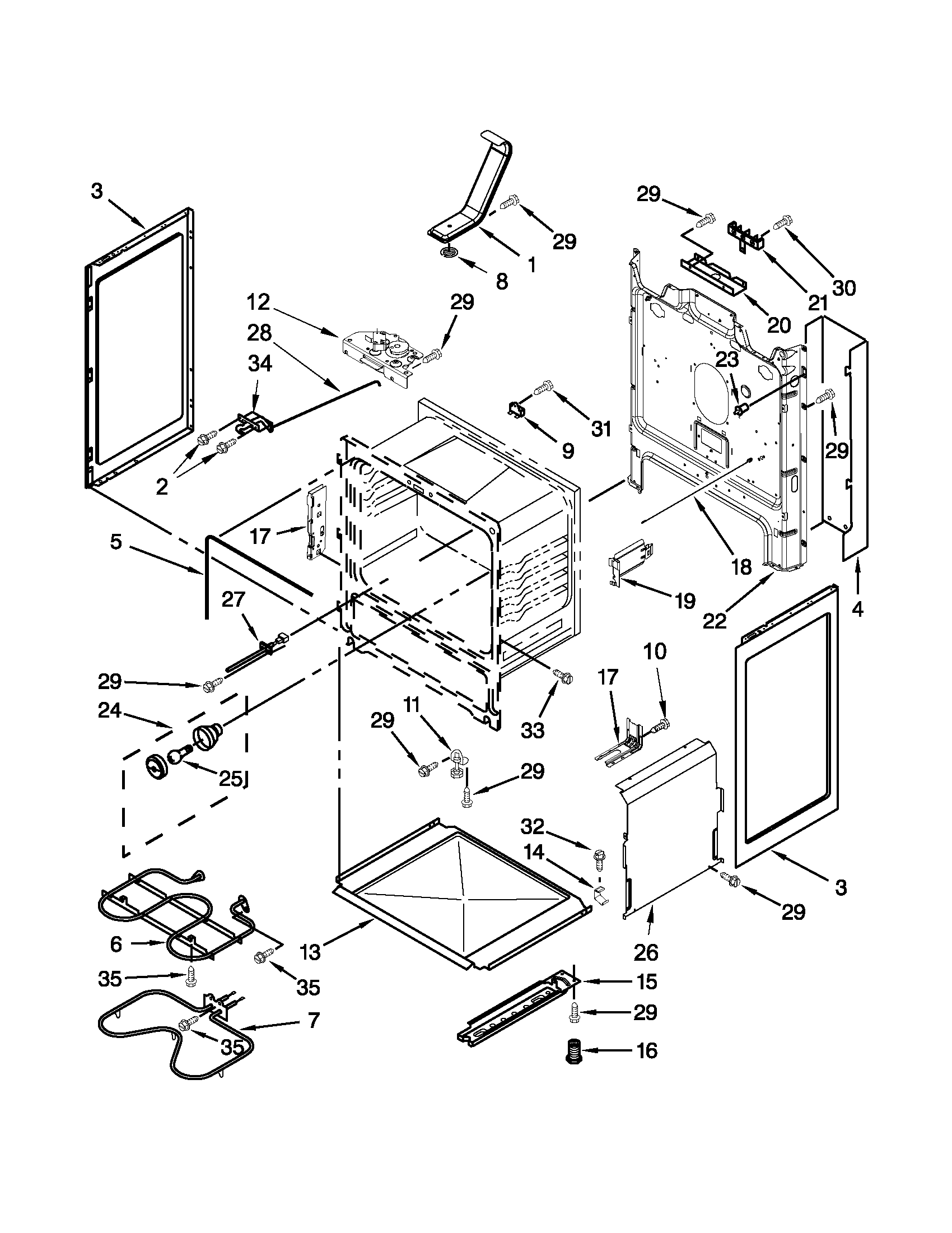 Ikea IES426AS0 chassis parts diagram