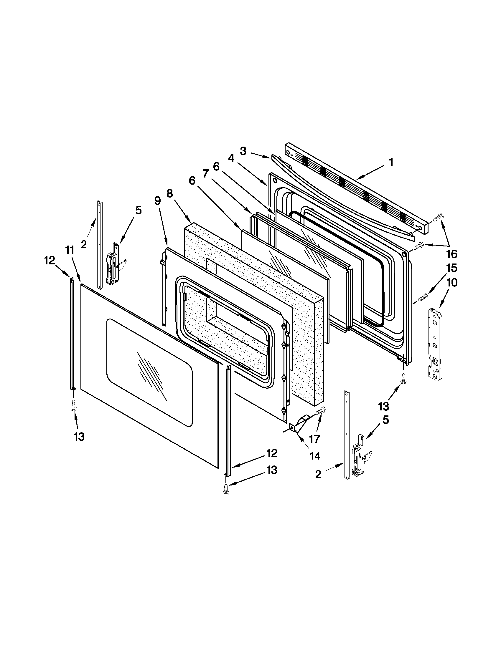 Ikea IES426AS0 door parts diagram