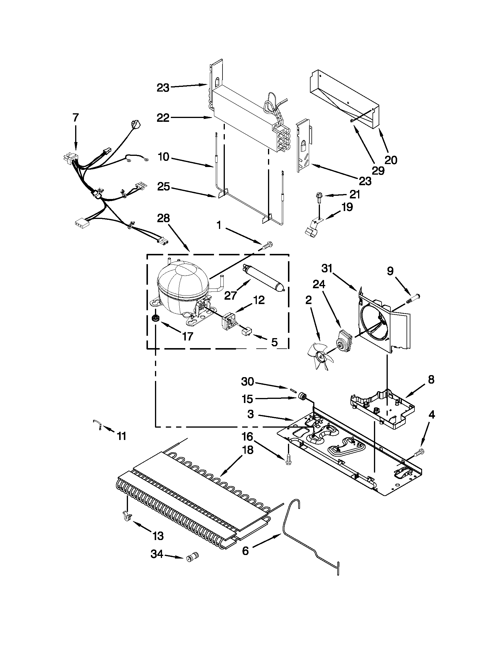 Maytag MFI2665XEM8 unit parts diagram