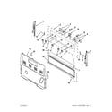 Amana YACR3230BCW0 control panel parts diagram