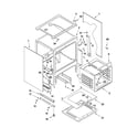 KitchenAid YKGST307HB0 oven chassis parts diagram