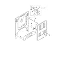 KitchenAid YKGST307HB0 rear chassis parts diagram