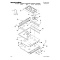 KitchenAid YKGST307HS3 cooktop parts diagram