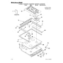 KitchenAid YKGST307HB4 cooktop parts diagram