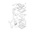 KitchenAid YKGST307HB4 broiler & oven burner parts diagram