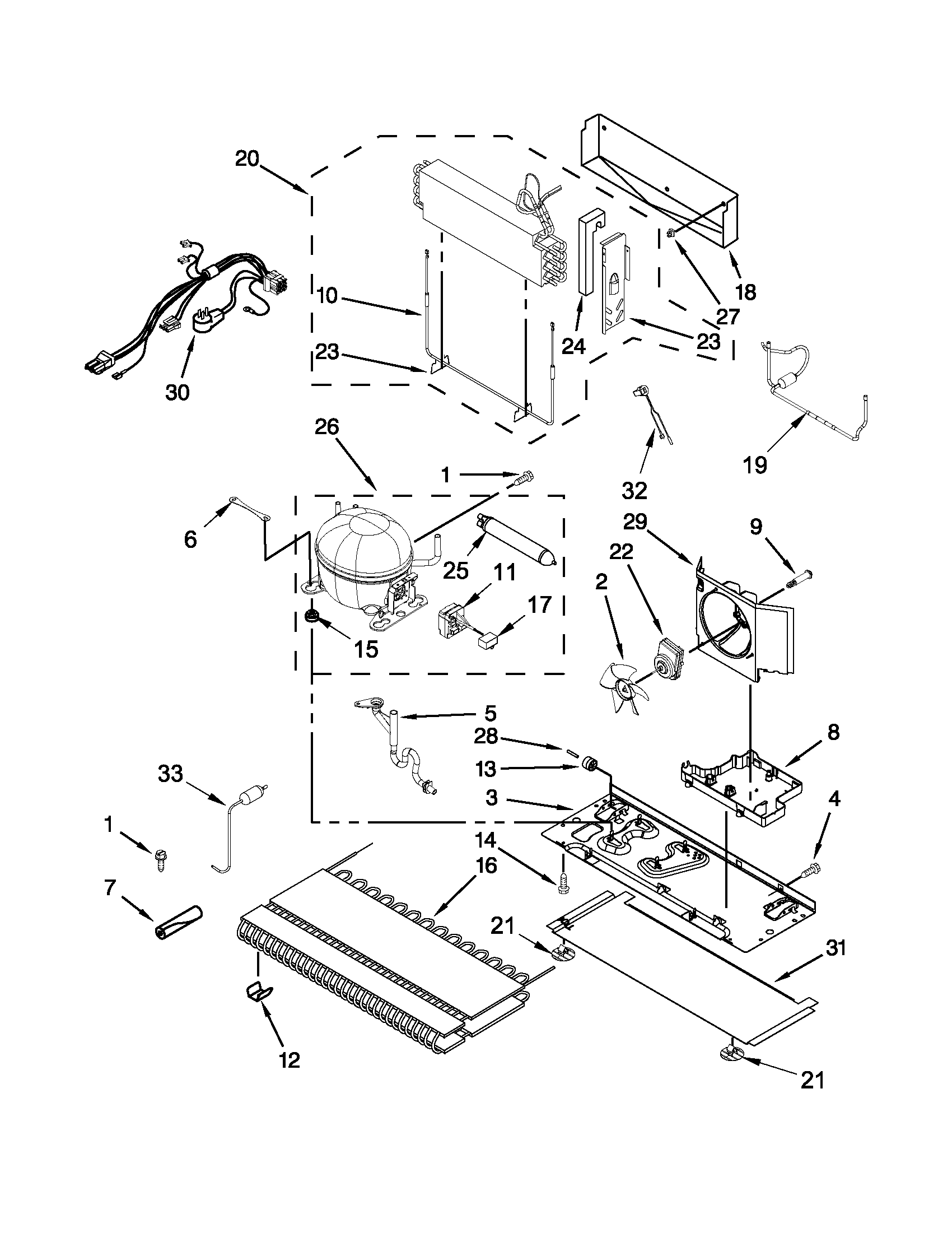 Maytag MFT2673BEW10 unit parts diagram