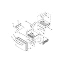 Maytag MFT2673BEW10 freezer door parts diagram