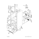 Whirlpool GI6FARXXF06 cabinet parts diagram
