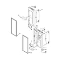 Whirlpool GI6FARXXF06 refrigerator door parts diagram