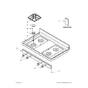 Maytag MGR7661WS3 cooktop parts diagram