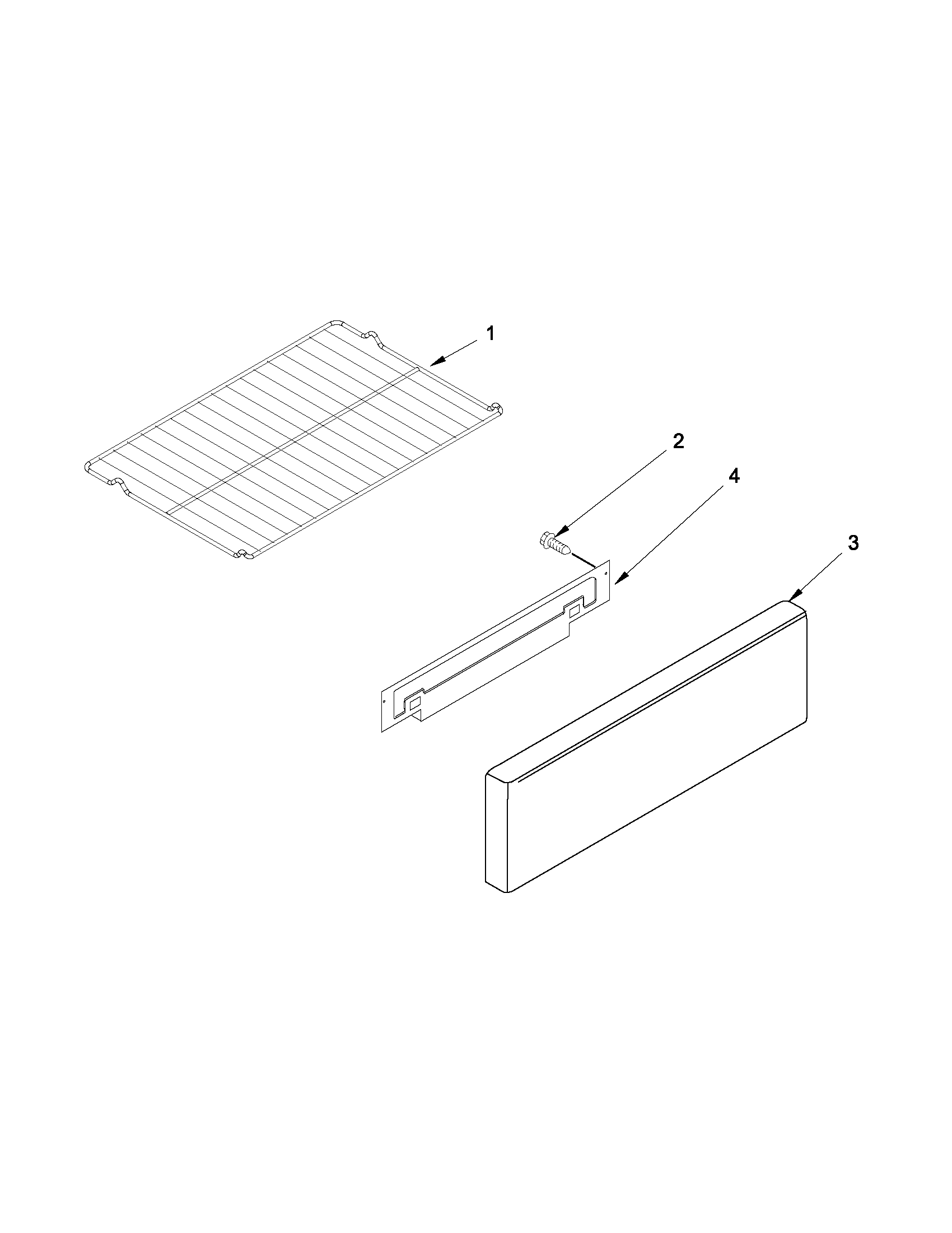 Jenn-Air JGS9900BDF15 drawer and rack parts diagram