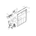 Amana ADB1100AWW0 inner door parts diagram