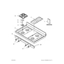Maytag MGR7662WB2 cooktop parts diagram