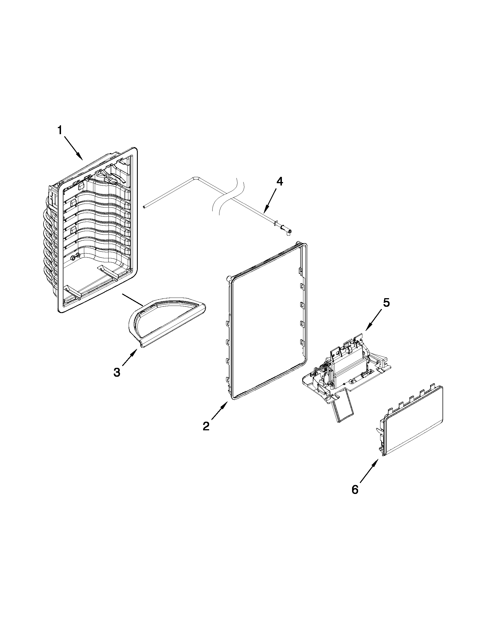 Whirlpool WRS537SIAB00 dispense diagram