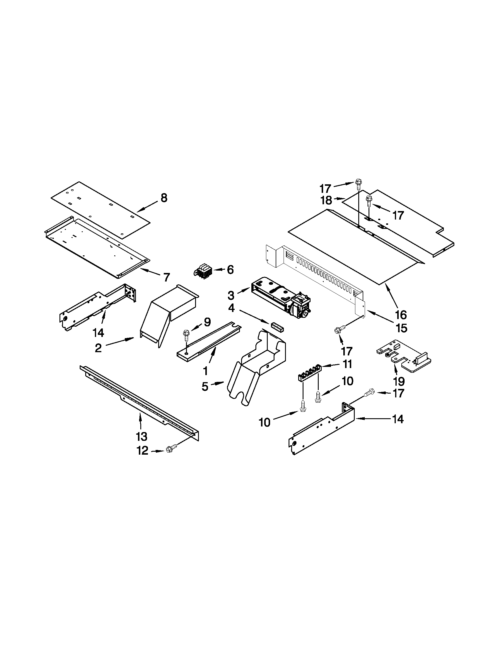 Ikea IBS550PWS00 top venting diagram