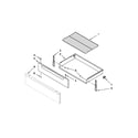 Maytag MER7664XB0 drawer & broiler parts diagram