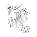 Maytag MED3000BW0 cabinet parts diagram