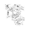Amana NED4700YQ1 cabinet parts diagram